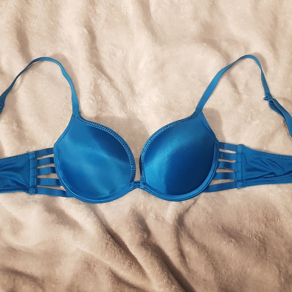 La Senza Push Up Bra Bright Blue